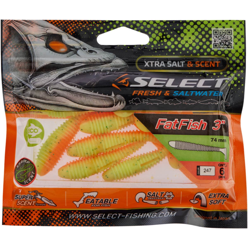 Силікон рибальський Select FatFish 3" 247 (6 шт/уп) (1870.71.98) - зображення 2