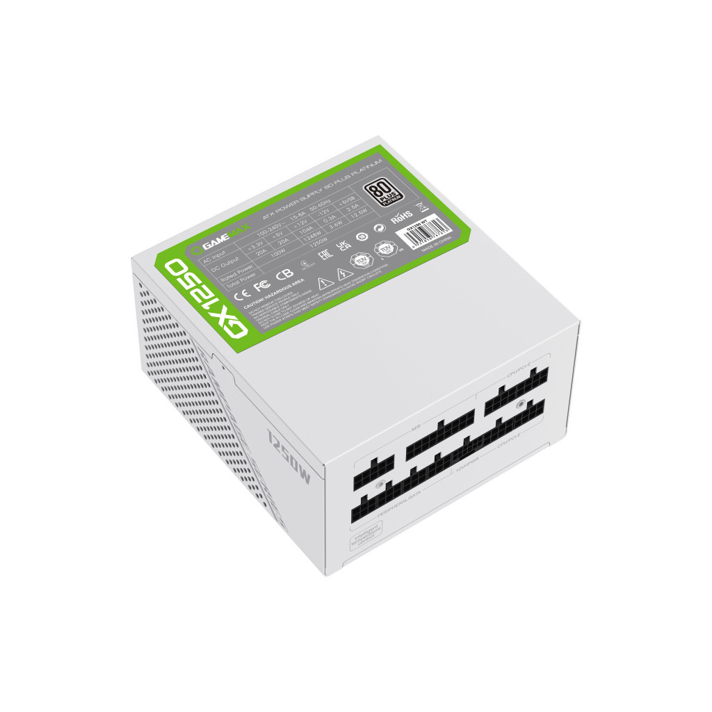 Блок живлення Gamemax 1250W (GX-1250 PRO WT (ATX3.0 PCIe5.0) - зображення 9