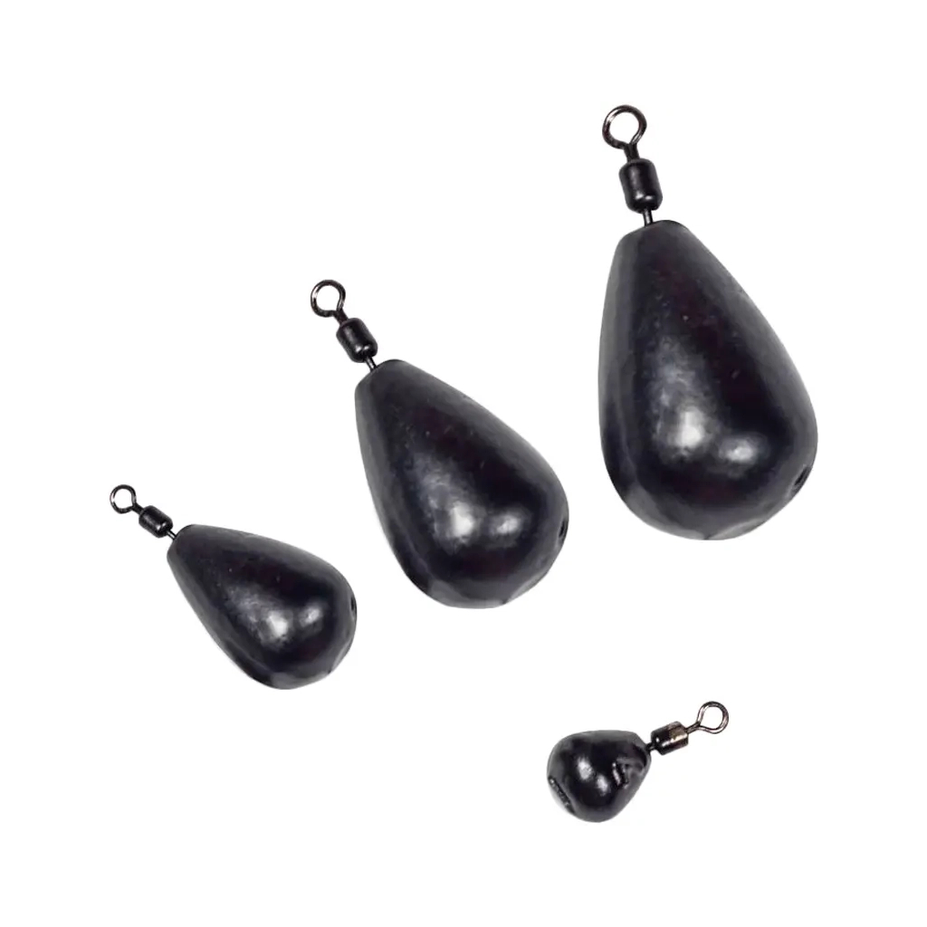 Грузило DS Джиг-ріг з вертлюгом чорний 6г (7 шт/уп) (3981.06.77) - зображення 1