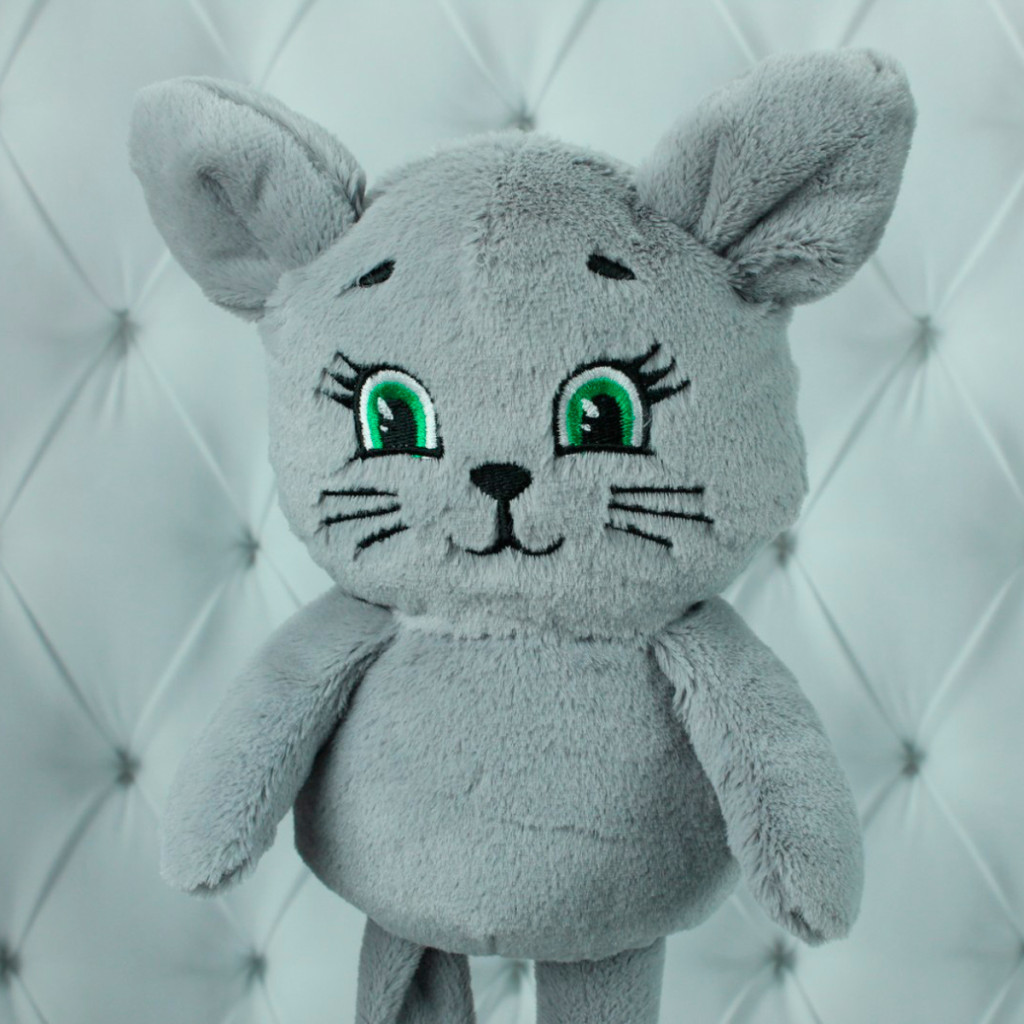 М'яка іграшка Все буде Україна! Котозая сірий (00075-6) - зображення 4