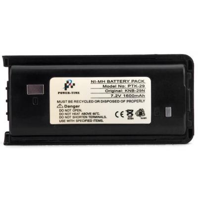 Акумуляторна батарея PowerTime эквивалент акумулятора KNB-29N для Kenwood 1600 мАч NiMH (PTK-29N) - зображення 1