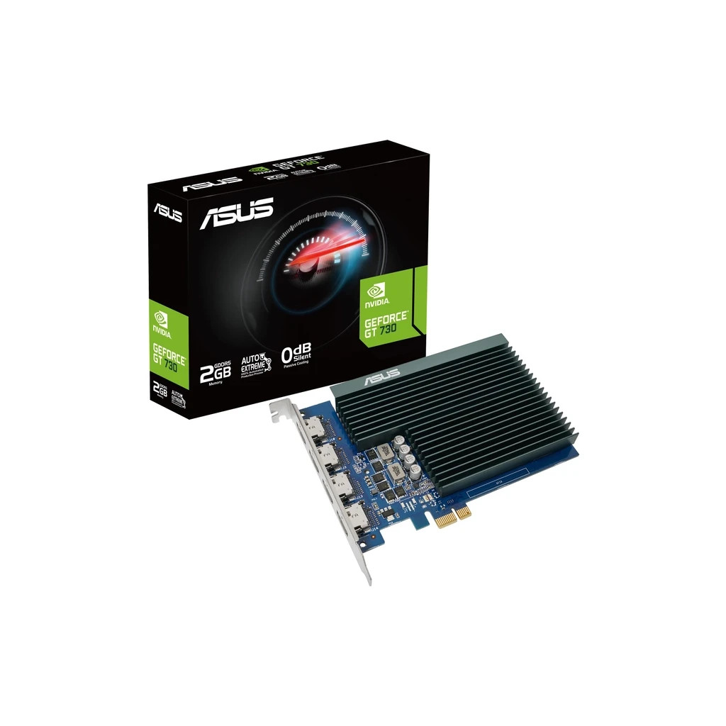 Відеокарта ASUS GeForce GT730 2048Mb 4*HDMI (GT730-4H-SL-2GD5) - зображення 2