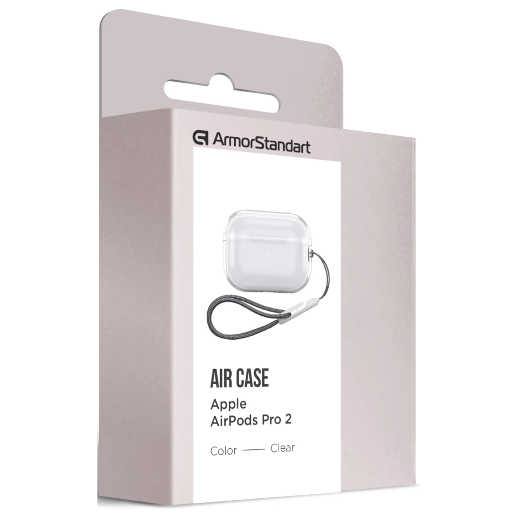 Чохол для навушників Armorstandart Air для Apple Airpods Pro 2 Clear (ARM82560) (ARM82560) - зображення 4