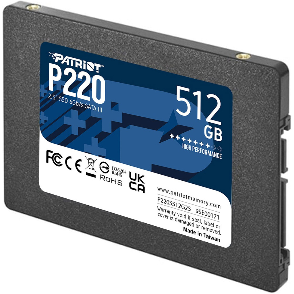 Накопичувач SSD 2.5" 512GB Patriot (P220S512G25) - зображення 3