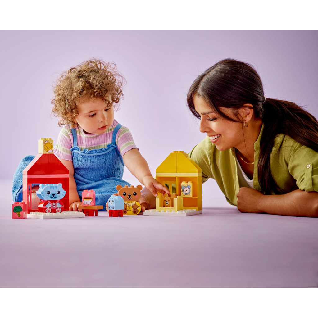 Конструктор LEGO DUPLO My First Повсякденні процедури: Час вечері й сну 28 деталей (10414) - зображення 8