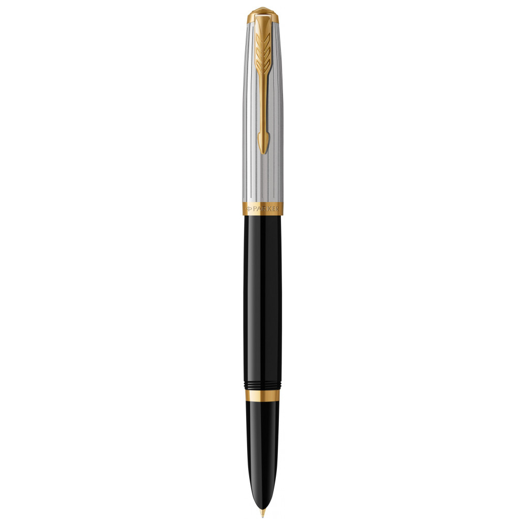 Ручка пір'яна Parker PARKER 51 Premium Black GT  FP F (56 111) - зображення 1
