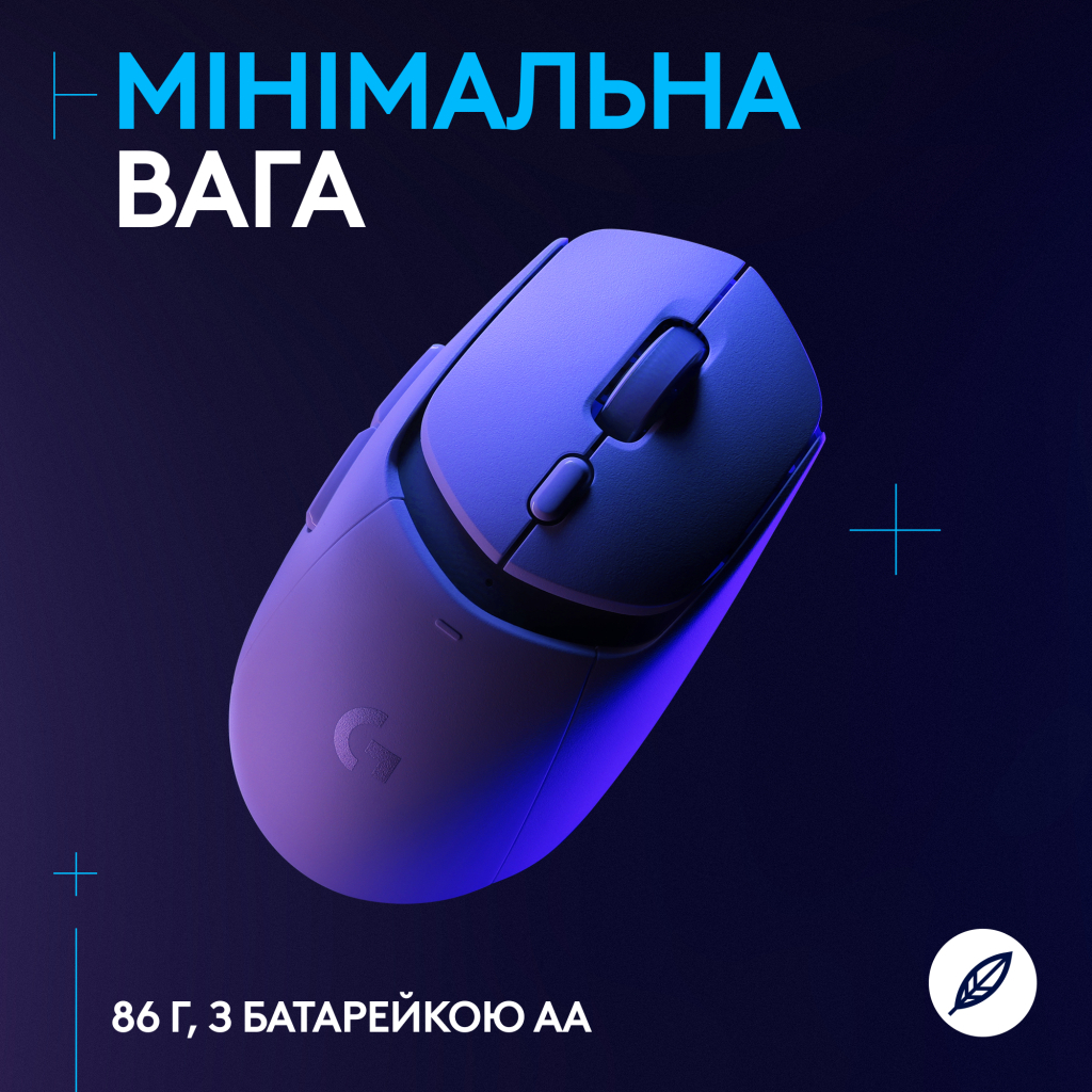 Мишка Logitech G309 Lightspeed Wireless/Bluetooth White (910-007207) - зображення 5