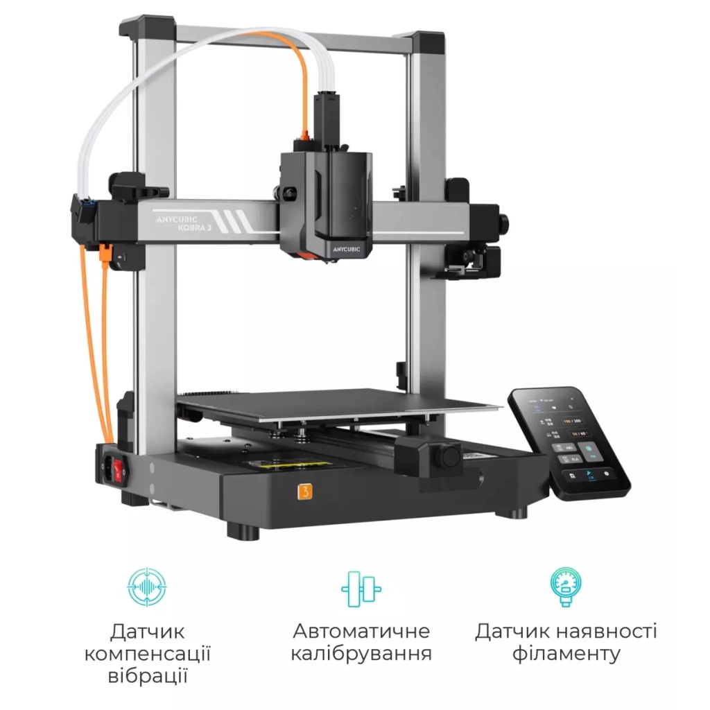 3D-принтер Anycubic Kobra 3 (KB30BK0A-O) - зображення 3