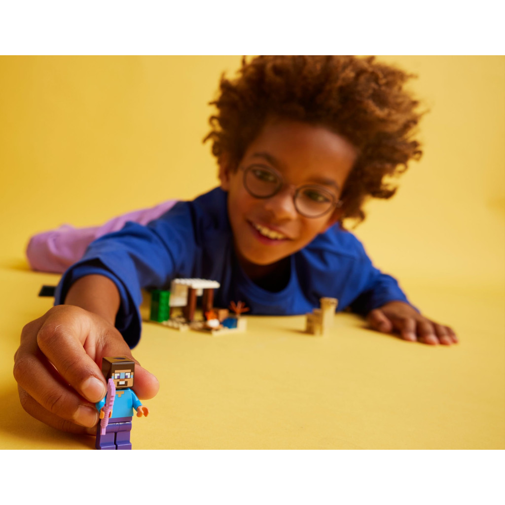 Конструктор LEGO Minecraft Експедиція Стіва в пустелю 75 деталей (21251) - зображення 9
