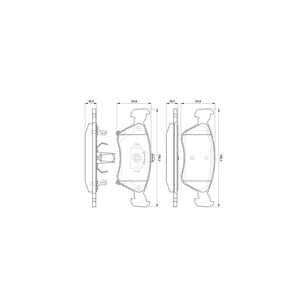 Гальмівні колодки Bosch 0 986 424 560 - зображення 5
