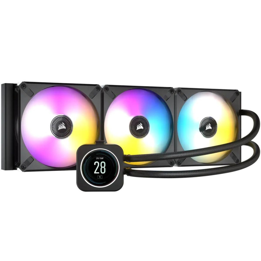 Система рідинного охолодження Corsair iCUE H170i Elite LCD Display (CW-9060063-WW) - зображення 1