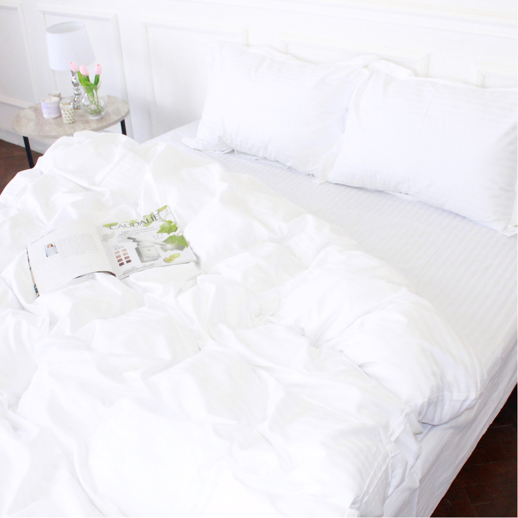 Постільна білизна MirSon Satin Stripe 30-0001 White 175х210 двоспальна (2200005245675) - зображення 2