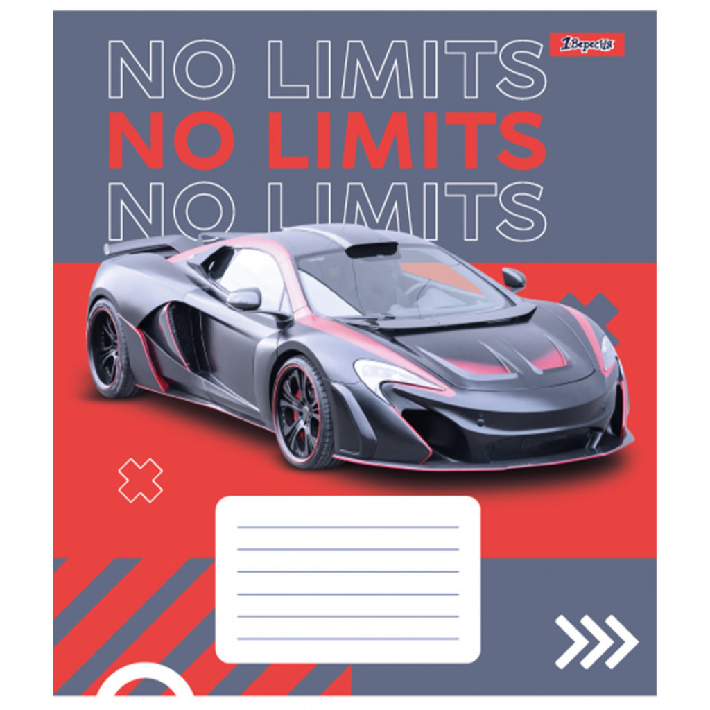 Зошит 1 вересня 1В No limits 36 аркушів клітинка (767330) - зображення 3