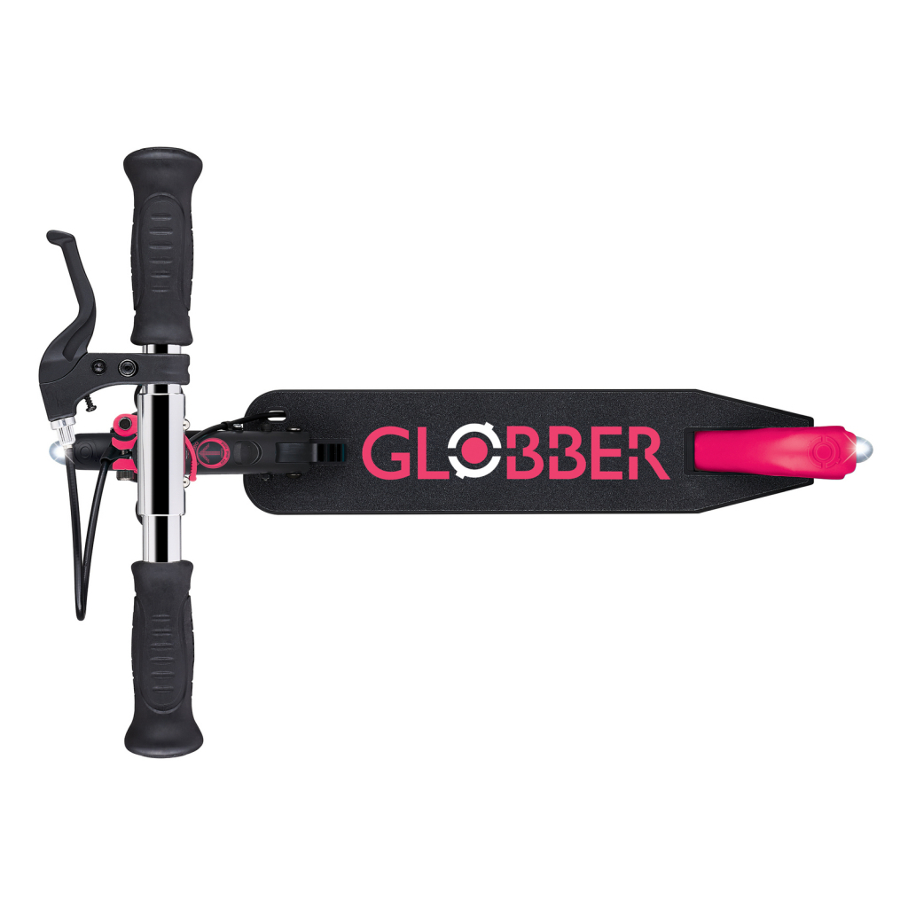 Самокат Globber Flow Element Junior Lights LED, чорно-рожевий (729-110) - изображение 5