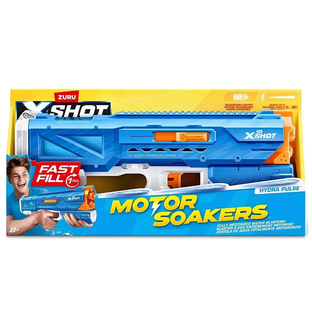 Іграшкова зброя Zuru X-Shot Водний бластер Fast Fill Medium Motor Soaker (118159) - зображення 2