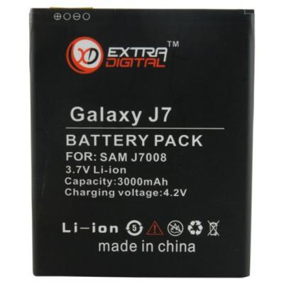Акумуляторна батарея Extradigital Samsung Galaxy J7 J700H (3000mAh) (BMS6407) - изображение 1