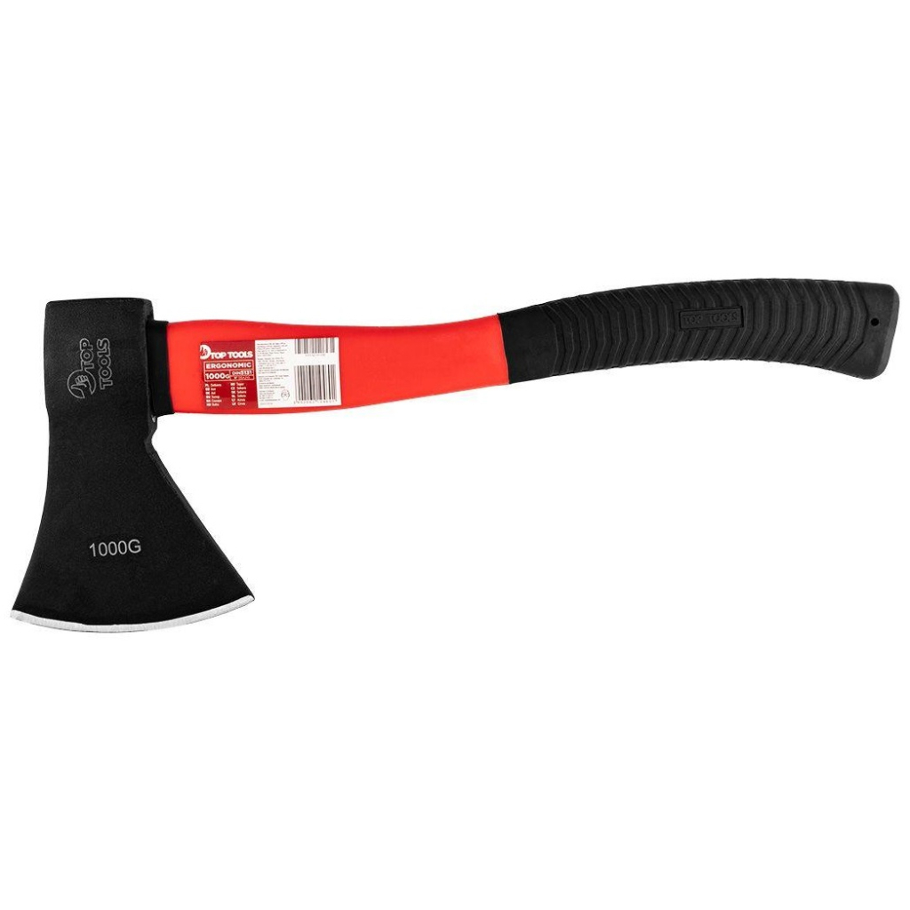 Сокира Top Tools рукоятка  скловолокно 47см 1000г (05A210) - зображення 1