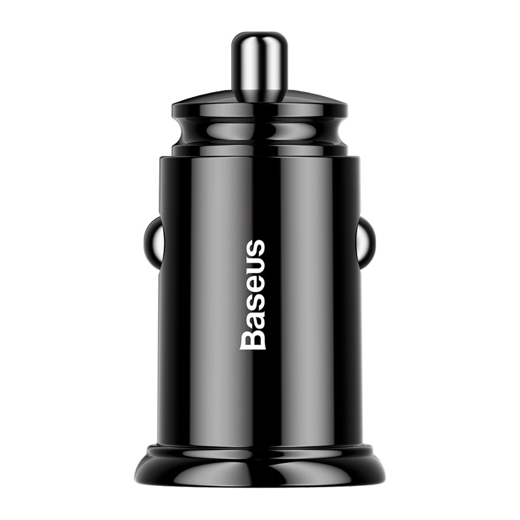 Зарядний пристрій Baseus Circular Plastic А+А 30W 2 USB Black (CCALL-YD01) - зображення 1