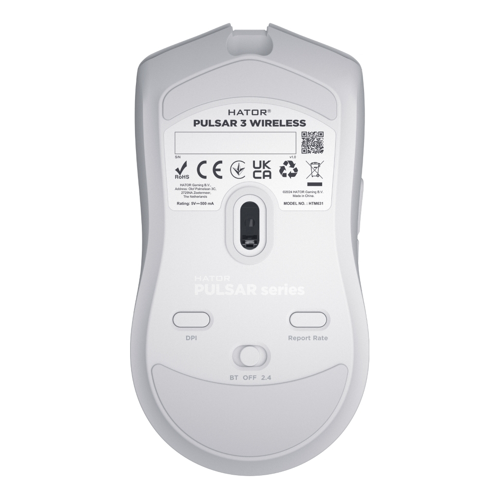Мишка Hator Pulsar 3 Wireless White (HTM631) - зображення 5