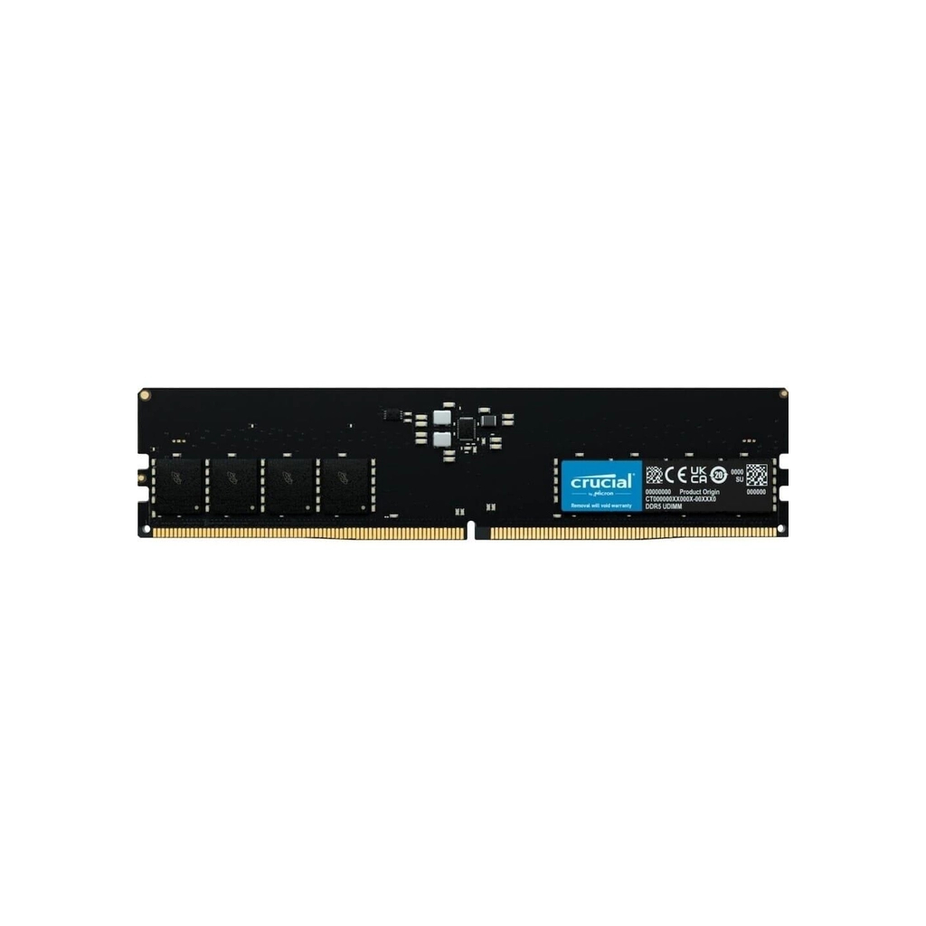 Модуль пам'яті для комп'ютера DDR5 32GB 4800 MHz Micron (CT32G48C40U5T) - зображення 1