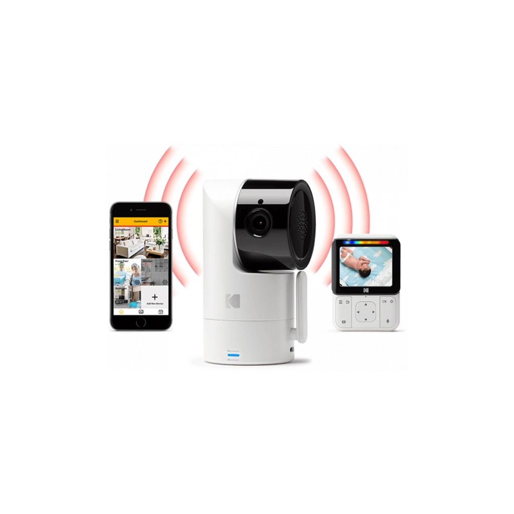 Відеоняня Kodak C225 HD Wi-fi з батьківським блоком (C225000C225) - зображення 6