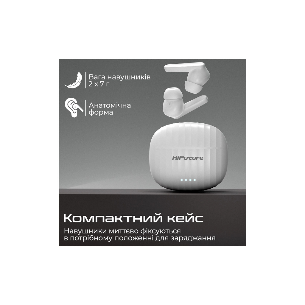 Навушники HiFuture SonicBliss White (sonicbliss.white) - зображення 6