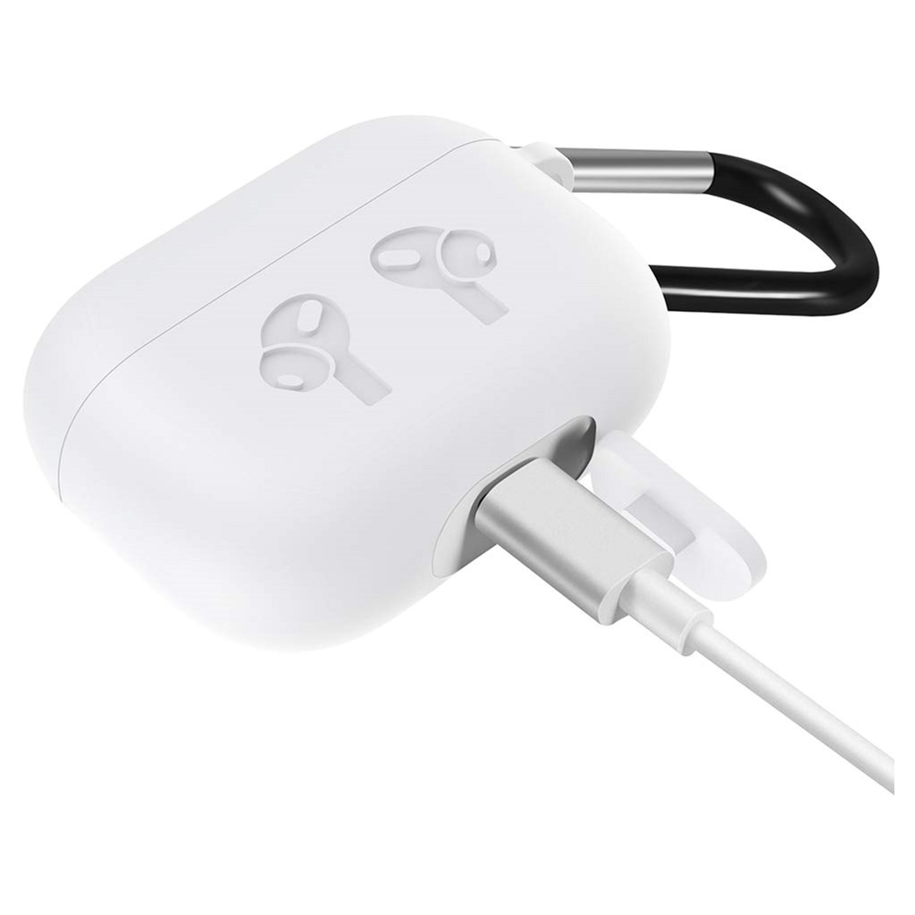 Чохол для навушників BeCover Silicon Protection для Apple AirPods Pro White (704505) - зображення 3