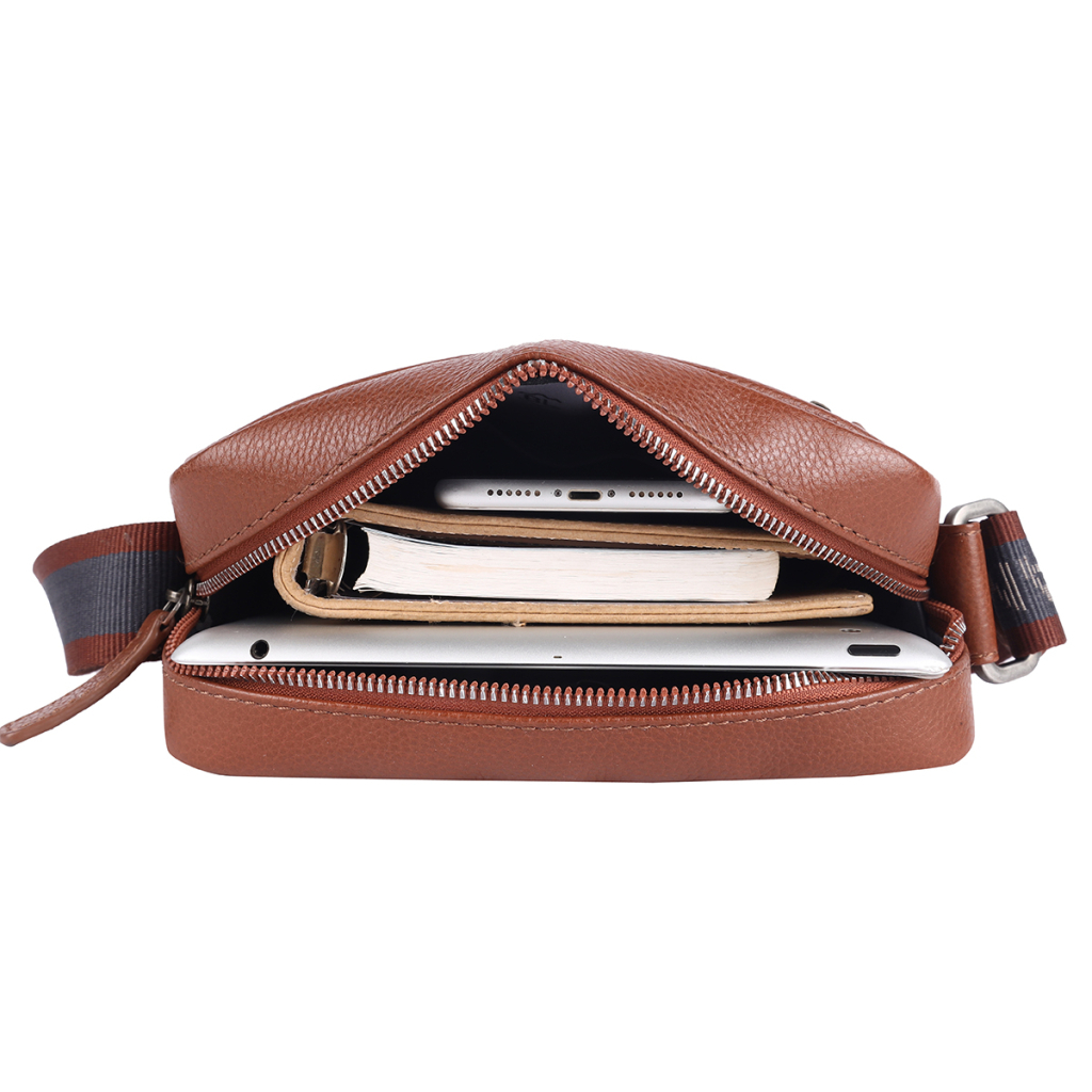 Сумка Brampton London Crossflow Tan (64405 TAN) - зображення 6