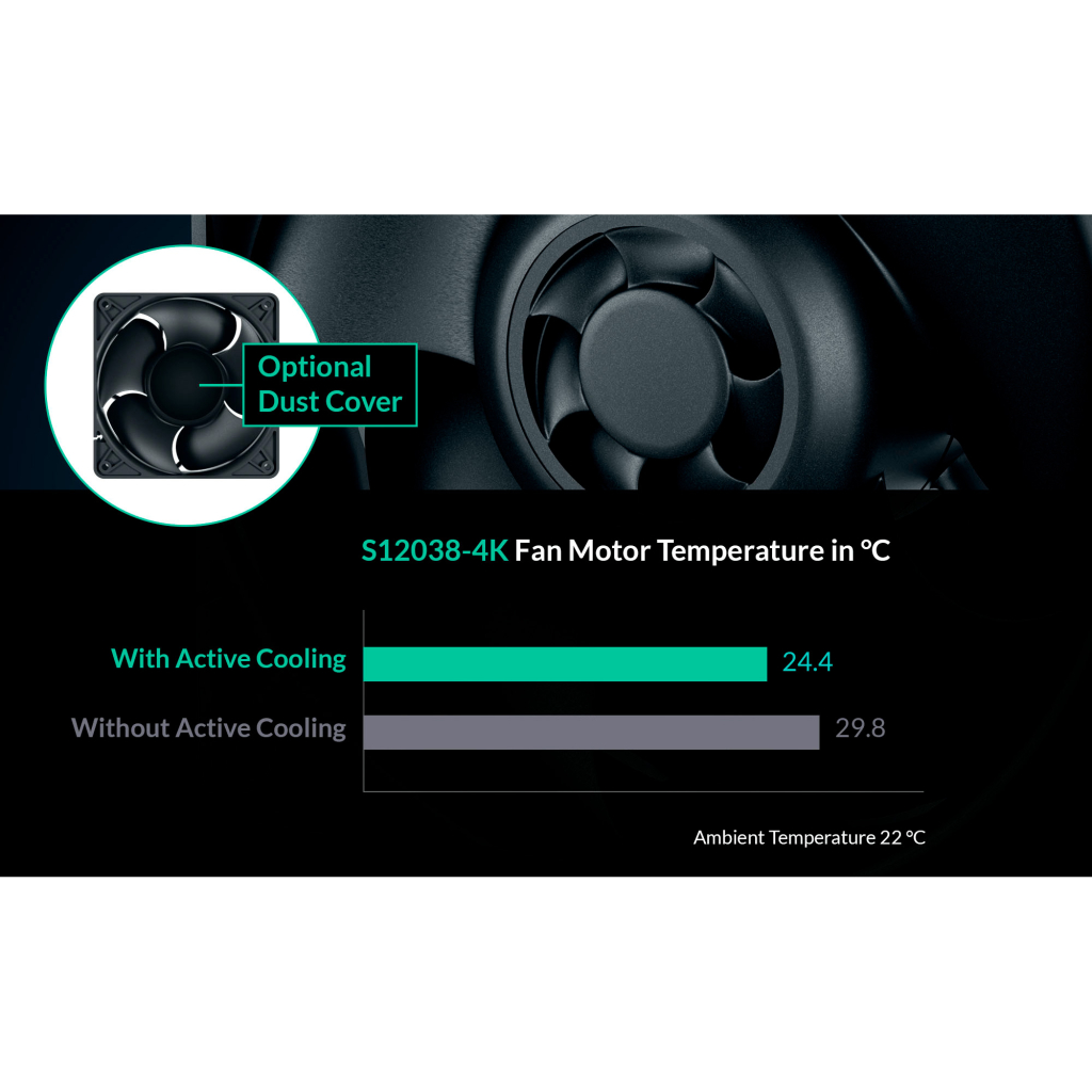 Кулер до корпусу Arctic S12038-4K (ACFAN00296A) - зображення 7