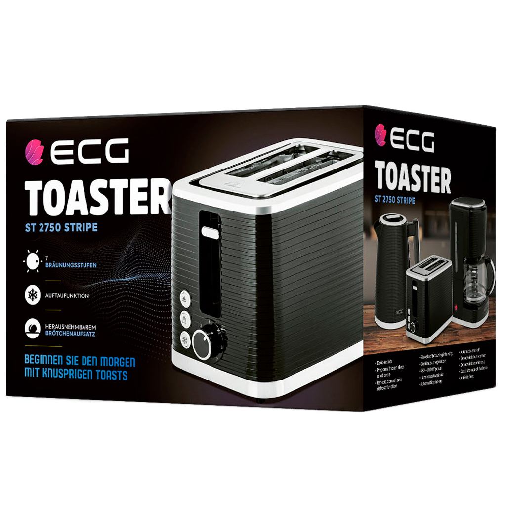 Тостер ECG ST 2750 Stripe - изображение 10