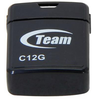 USB флеш накопичувач Team 16GB C12G Black USB 2.0 (TC12G16GB01) - зображення 1