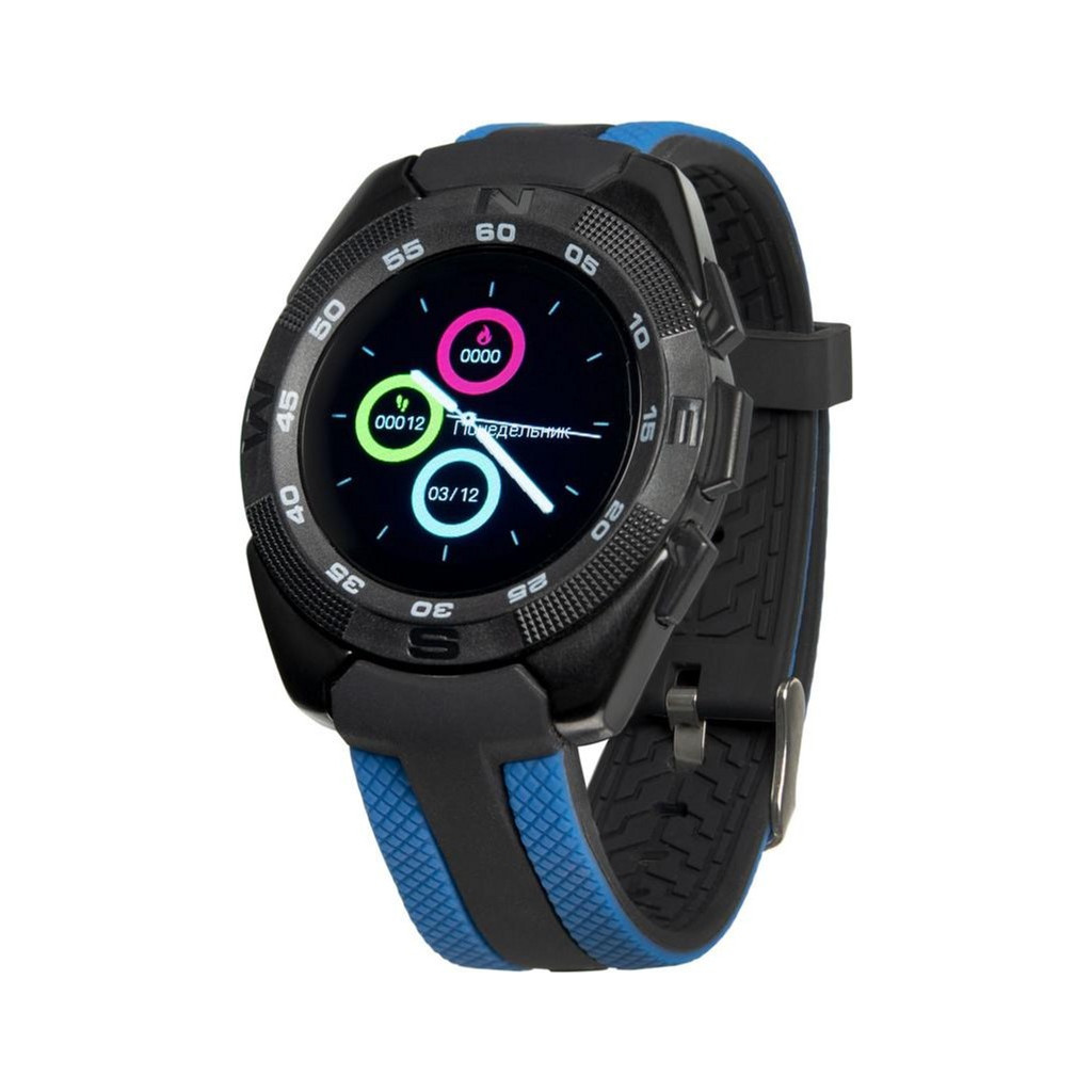 Смарт-годинник Gelius Pro GP-L3 (URBAN WAVE) Black/Blue - зображення 1