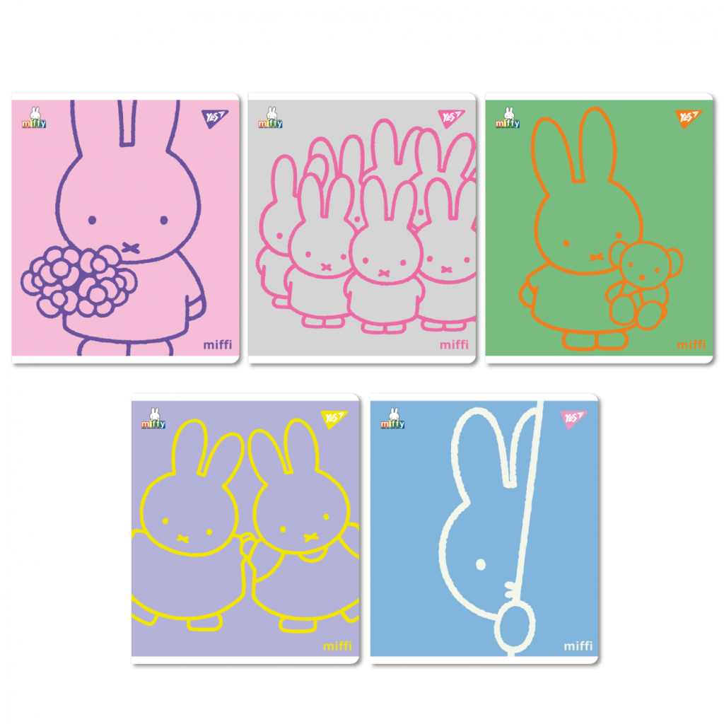 Зошит Yes Miffy А5 12 аркушів клітинка (767494) - зображення 1