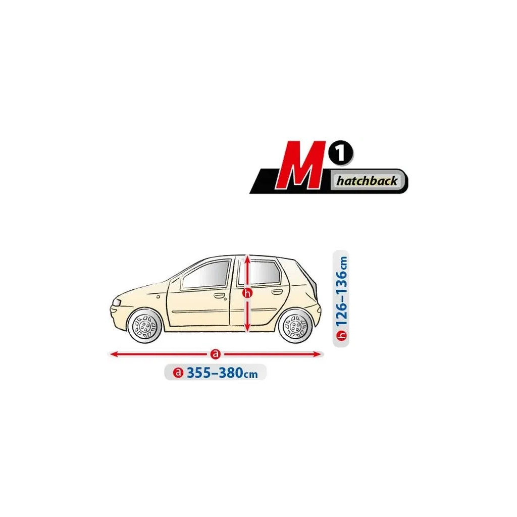 Тент автомобільний Kegel-Blazusiak "Optimal Garage" M1 hatchback (5-4313-241-2092) - зображення 4