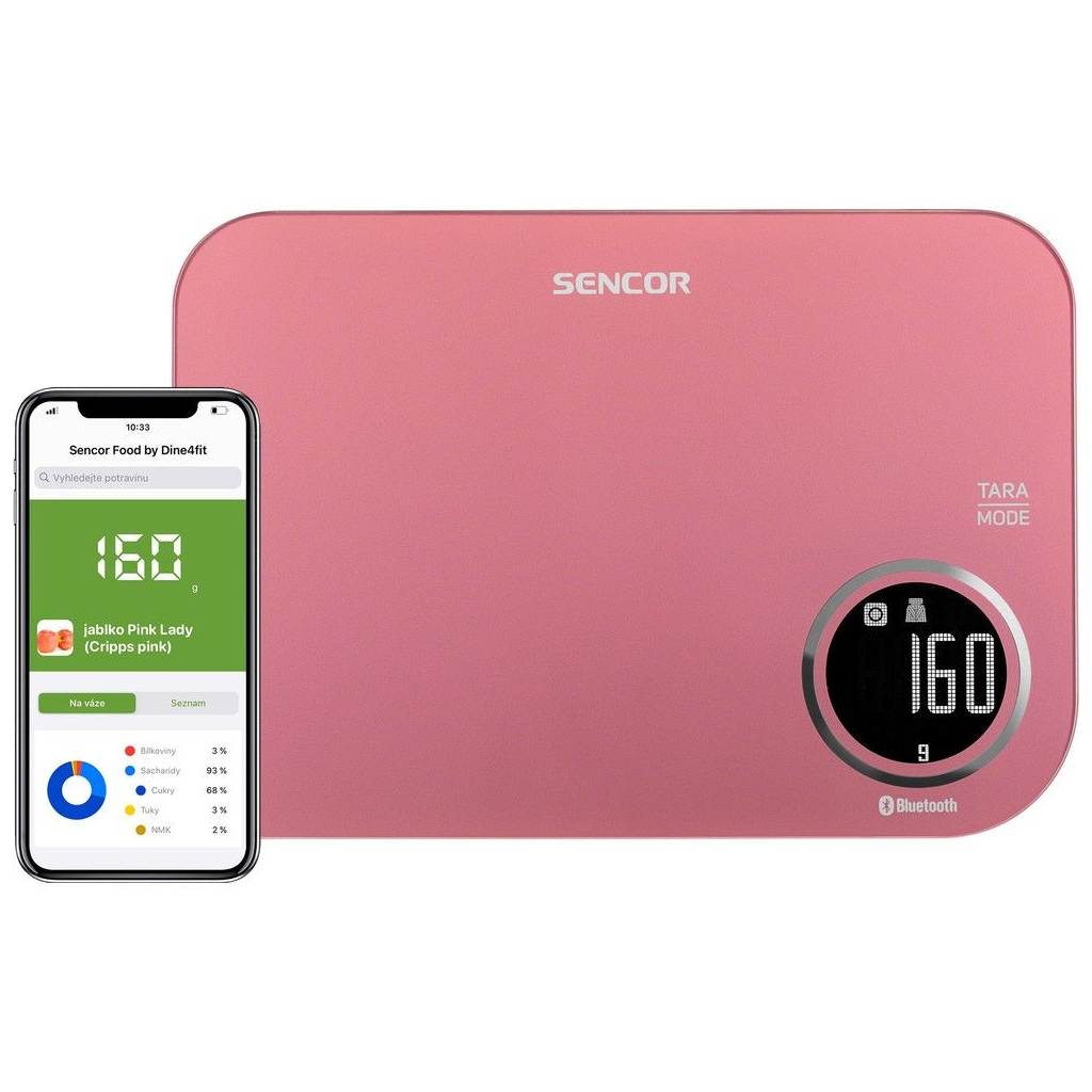 Ваги кухонні Sencor SKS7074RD - изображение 2