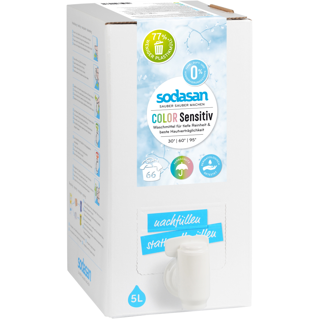 Гель для прання Sodasan Color Sensitiv 5 л (4019886015370) - зображення 1