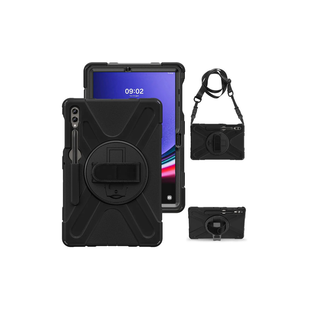Чохол до планшета BeCover Heavy Duty Case Samsung Galaxy Tab S9 Plus (SM-X810/SM-X816)/S9 FE Plus (SM-X610/SM-X616) 12.4" (710445) - зображення 3