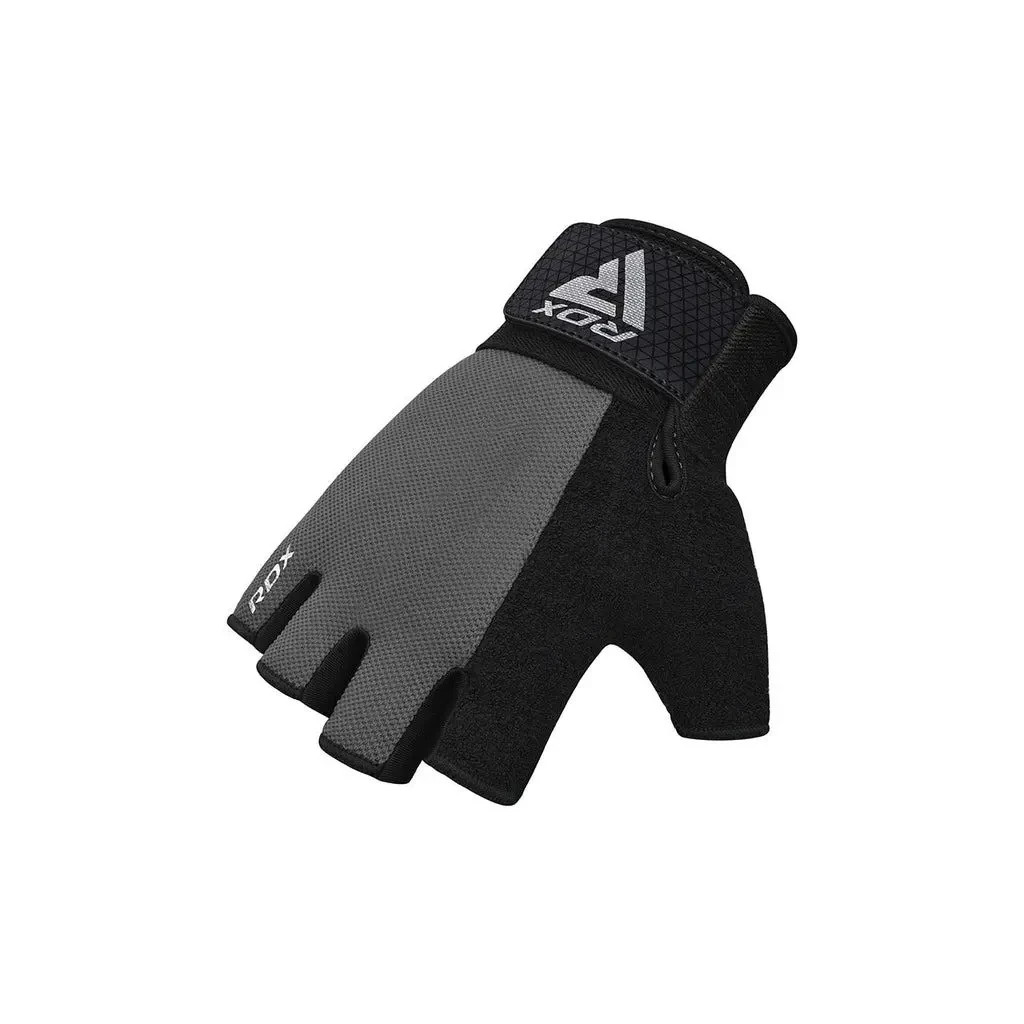 Рукавички для фітнесу RDX W1 Half Gray Plus XL (WGA-W1HG-XL+) - зображення 3