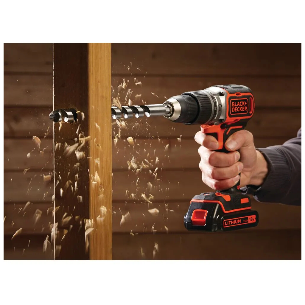 Шуруповерт Black&Decker ударний 18 В, 52 Нм (без АКБ та ЗП) (BL188N) - зображення 3