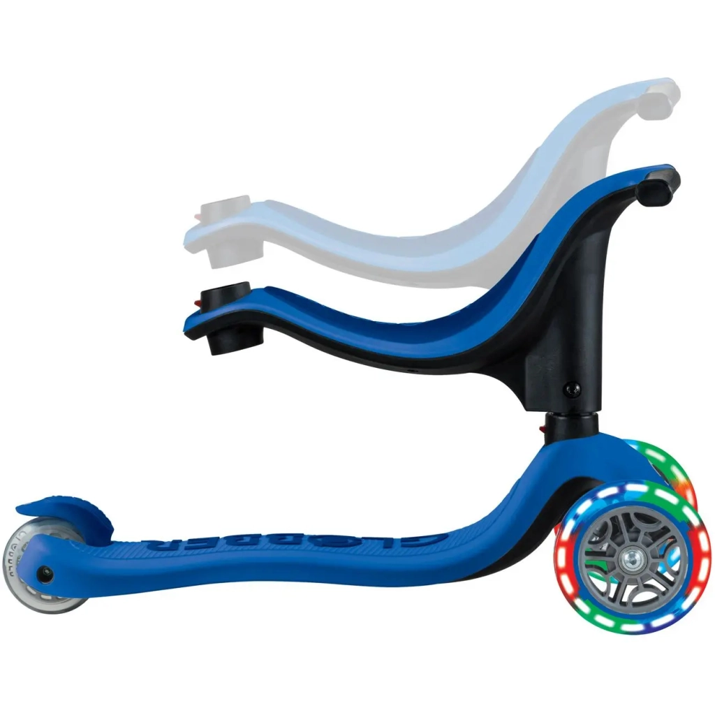 Самокат Globber Go Up Sporty колеса з підсвіткою до 20/50 кг 1+ Синій (452-600-4) - зображення 8