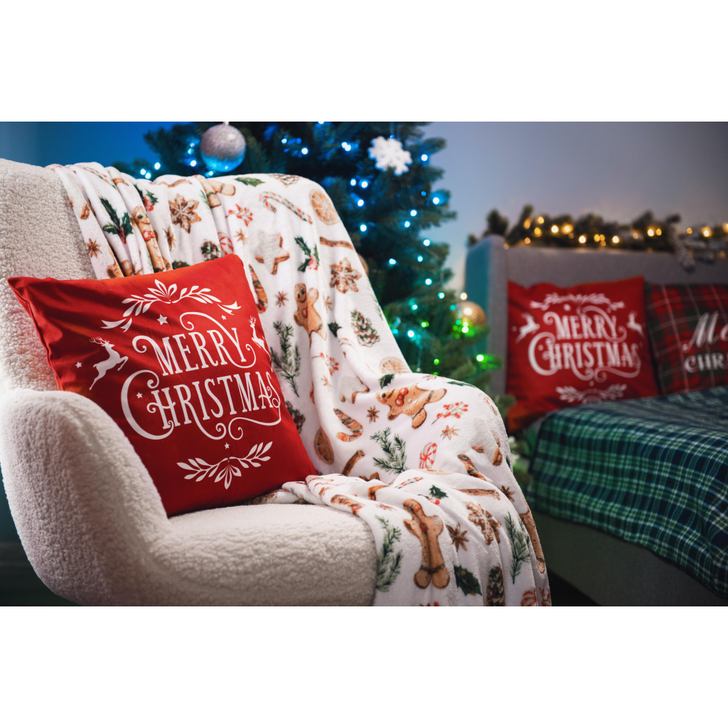 Плед Ardesto Flannel 100% поліестер, імбирні пряники 160х200 см (ART0118PB) - picture 7