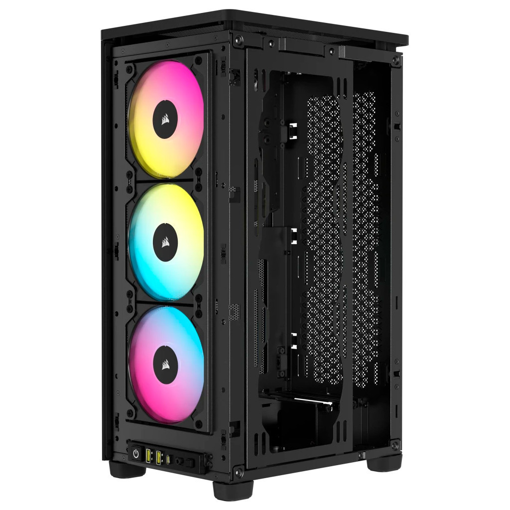 Корпус Corsair iCUE 2000D RGB AIRFLOW Black (CC-9011246-WW) - зображення 7