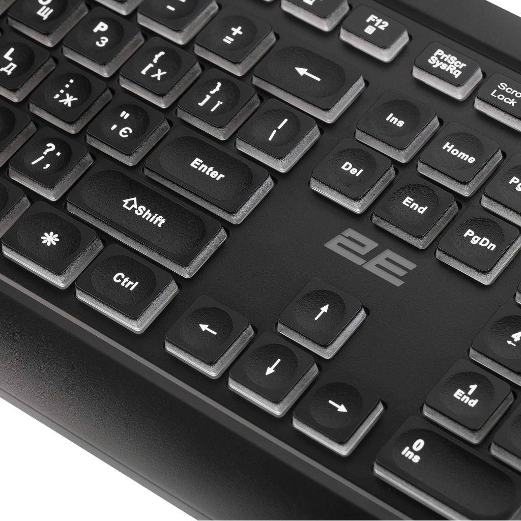Клавіатура 2E 2E KS120 USB-A Black (2E-KS120UB_UA) - зображення 12