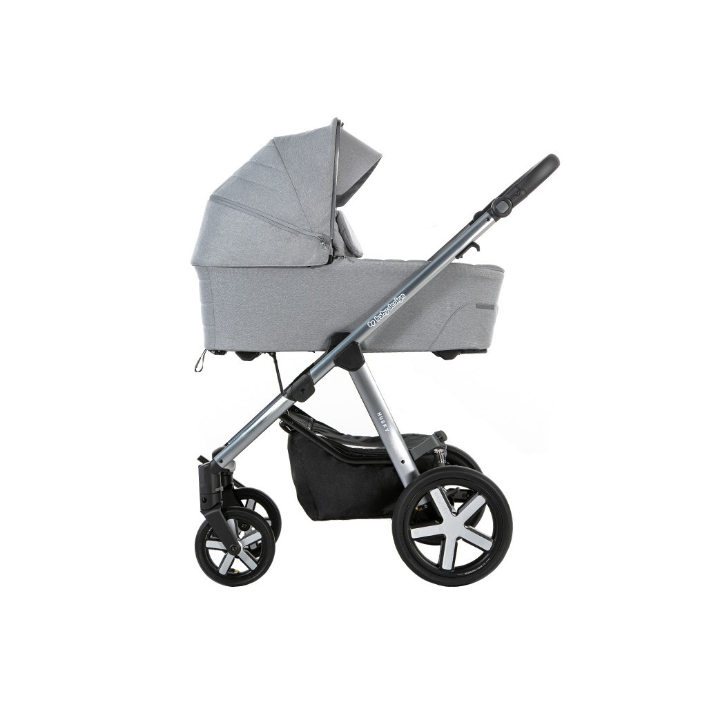 Коляска Baby Design 2 в 1 Husky XL 207 SILVER GRAY (204845) - зображення 5