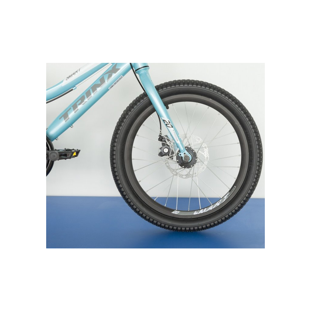 Велосипед Trinx Smart 1.0 20" Cyan-White-Grey (Smart 1.0.CWG) - зображення 3