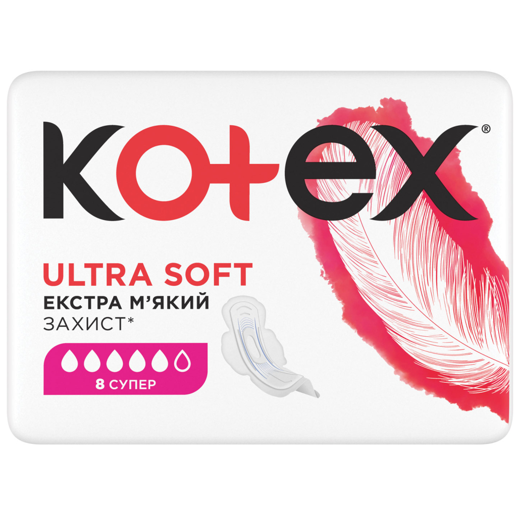 Гігієнічні прокладки Kotex Ultra Soft Super 8 шт. (5029053542683) - зображення 2