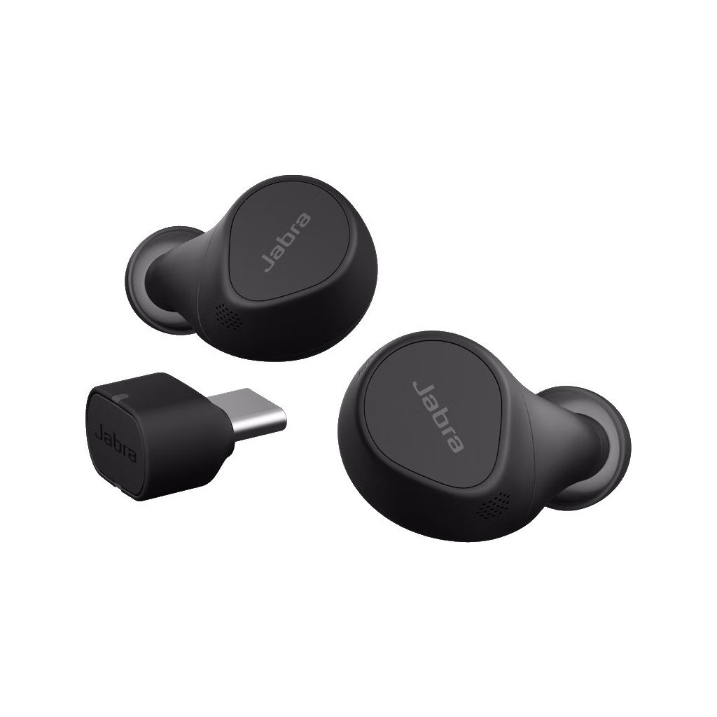 Навушники Jabra Evolve 2 Buds USB-C MS Black (20797-999-899) - зображення 1