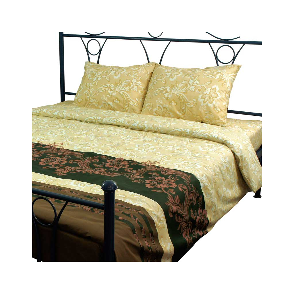 Постільна білизна Руно Brown бязь євро (845.114Г_20-1034 Brown) - зображення 2