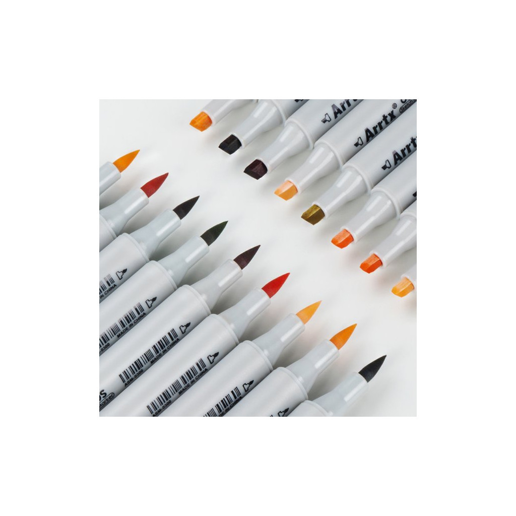Художній маркер Arrtx Спиртові Oros ASM-03SK 36 кольорів (LC302390) - зображення 4
