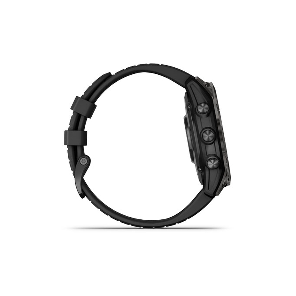 Смарт-годинник Garmin fenix 7 Pro Saph Solar, Crbn Gry DLC Ti w/ Black Band, GPS (010-02777-11) - зображення 4